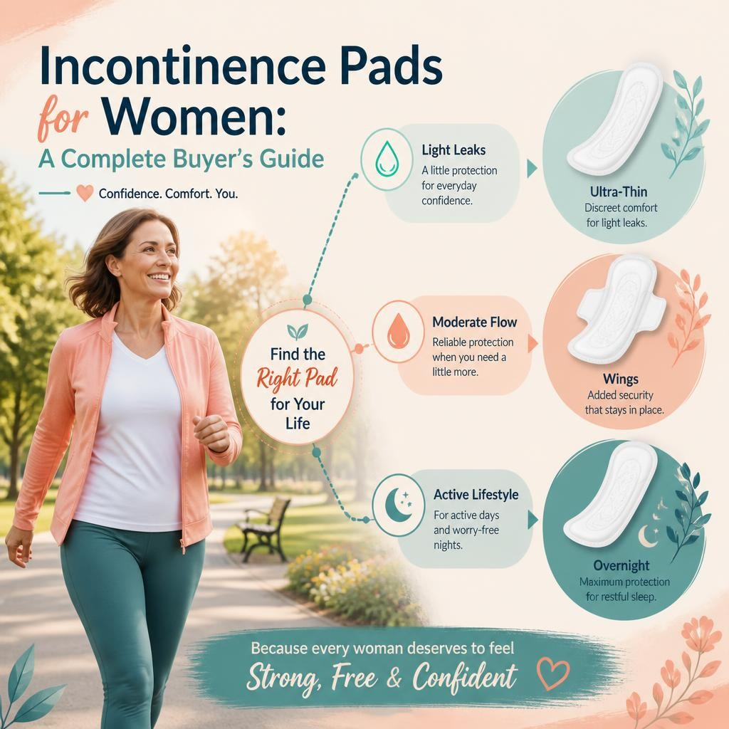 Incontinence Pads for Women: A Complete Buyer's Guide