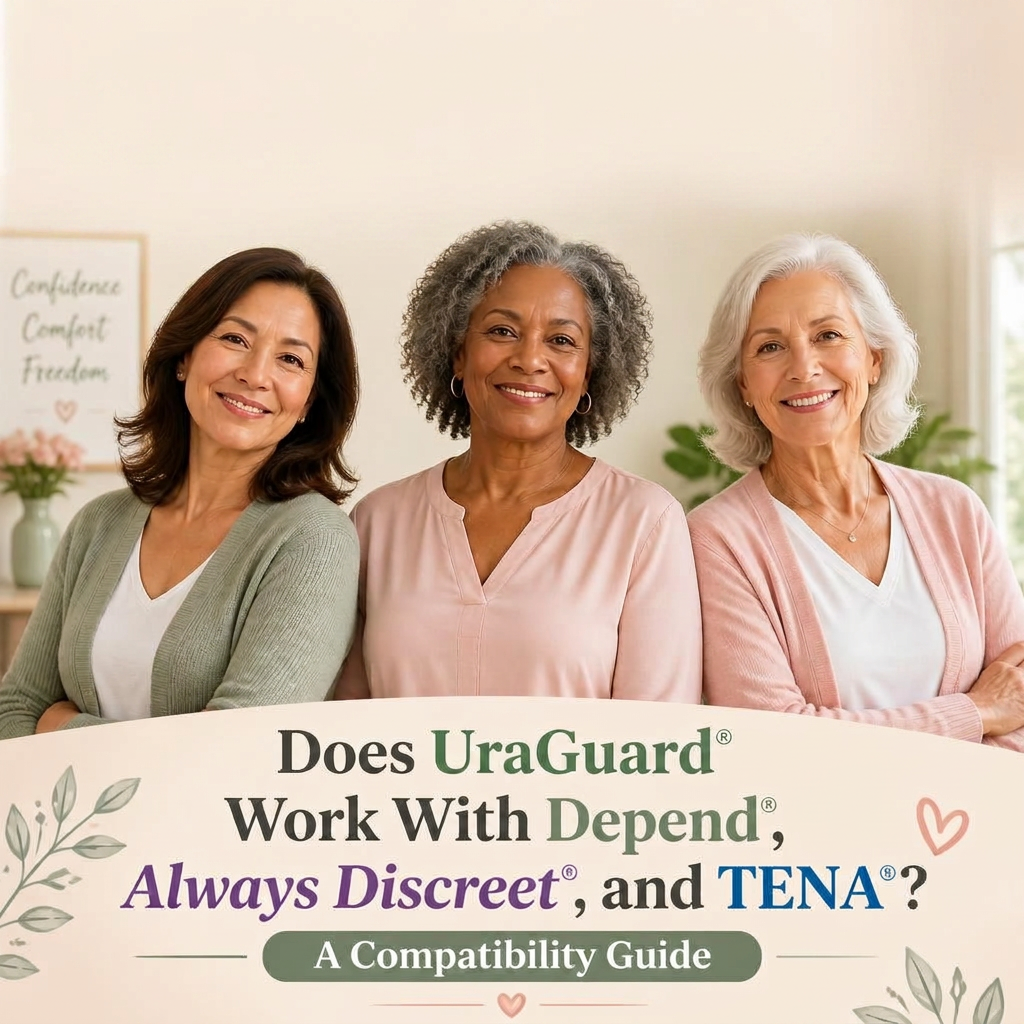 Does UraGuard® Work With Depend®, Always Discreet®, and TENA®? A Compatibility Guide