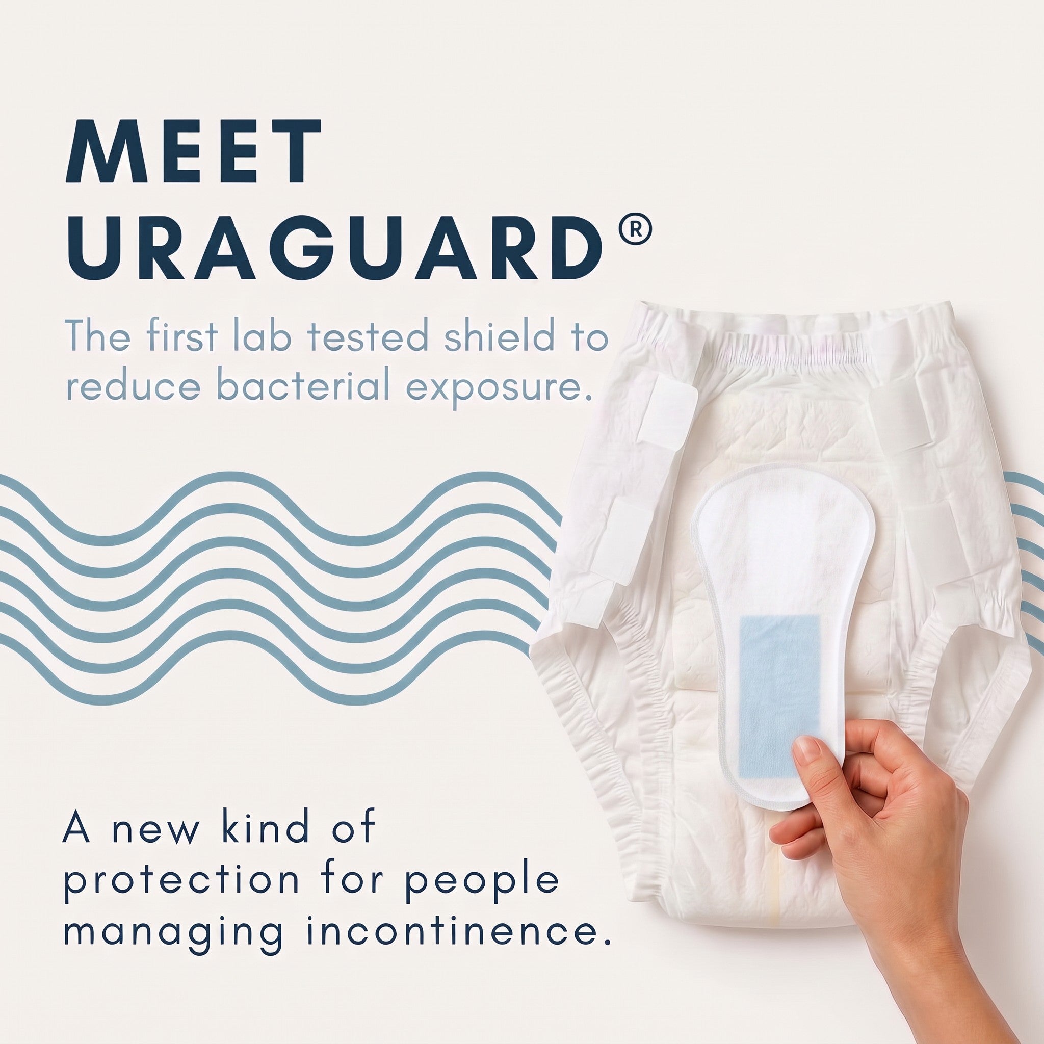 UraGuard® Incontinence Skin Shield for Women — Fits Inside Adult Diapers & Briefs